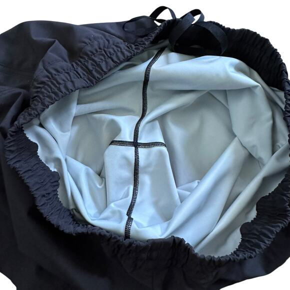 TomboyX Gender Neutral Swimwear Board Shorts Size XL Black Colorful Lining - Picture 10 of 10